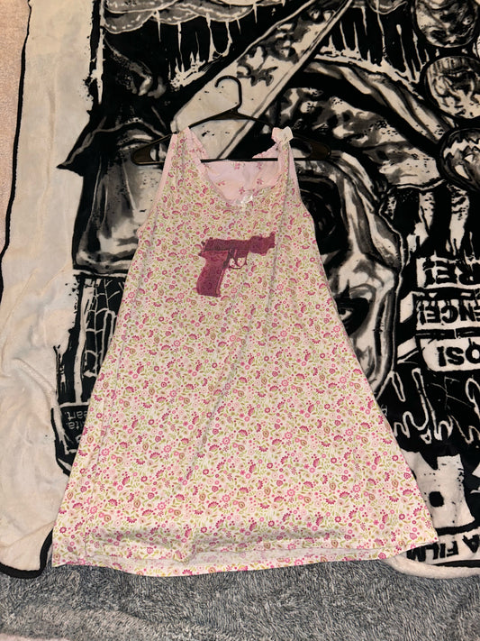 PINK GUN NIGHTGOWN/DRESS